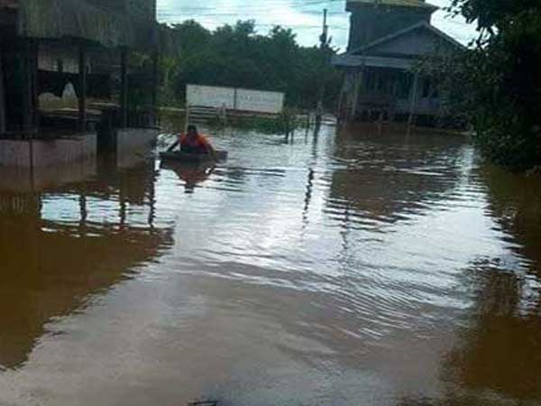Dua Kecamatan di kasongan Terendam Banjir
