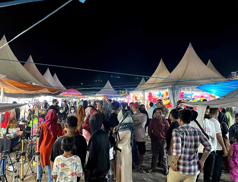 Bazaar Begoyap Dipadati Pengunjung Tanpa Masker