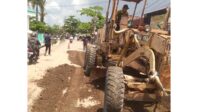 Pemerintah Kabupaten (Pemkab) Kotawaringin Timur mulai menggarap jalan rusak di Kota Sampit