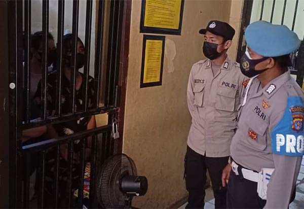 Penjagaan ketat dan pengawasan ekstra diberlakukan di ruang tahanan Mapolresta Palangka Raya
