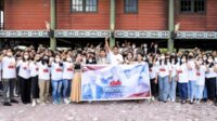 Orang Muda Ganjar (OMG) Kalteng saat mendeklarasikan dukungan kepada Ganjar Pranowo