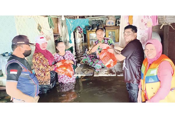 bantuan banjir desa hanjalipan