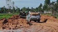 Kondisi terkini Jalan Ahmad Shaleh kilometer 6