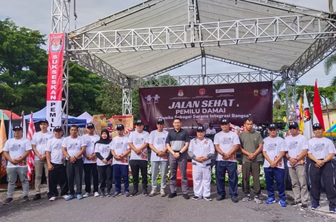 jalan sehat pemilu damai kpu