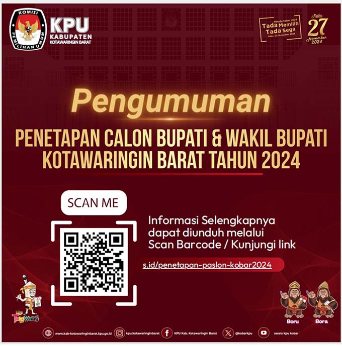 pengumuman penetapan paslon