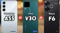 samsung a55 vivo v30 poco f6 1