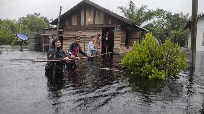 Ketika Desa Sei Ubar Mandiri Kebanjiran Lagi