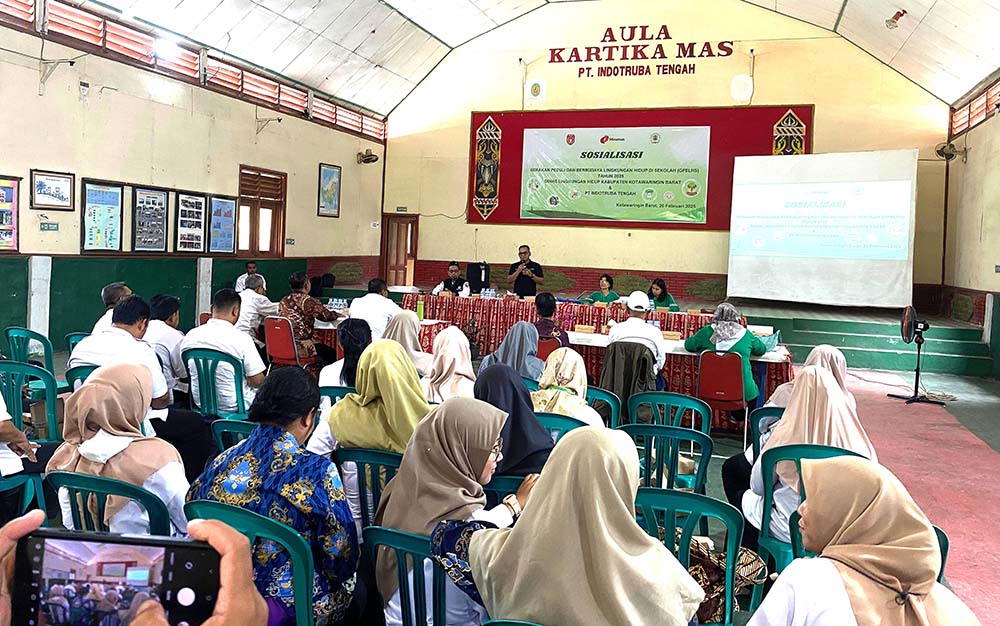 Gandeng DLH Kobar, PT Indotruba Tengah Gelar Sosialisasi Gerakan PBLHS