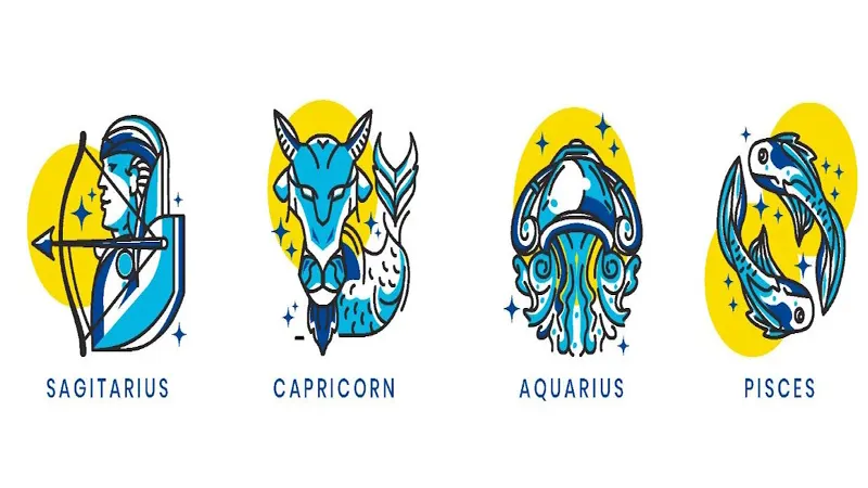 zodiak sagitarius, capricorn, aquarius dan pisces